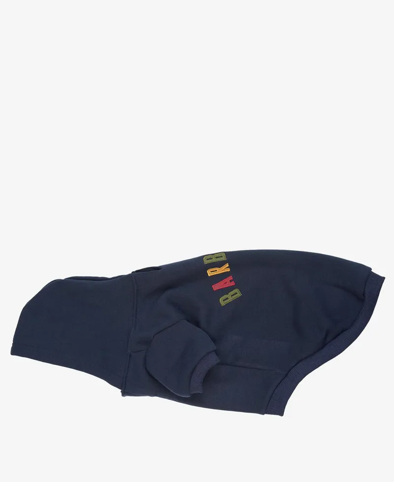 Barbour Dog Hoodie in Navy-3